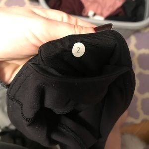 SOLD. Black Lululemon Wunder Under pant.